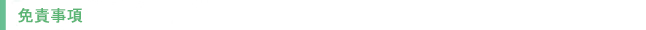 免責事項
